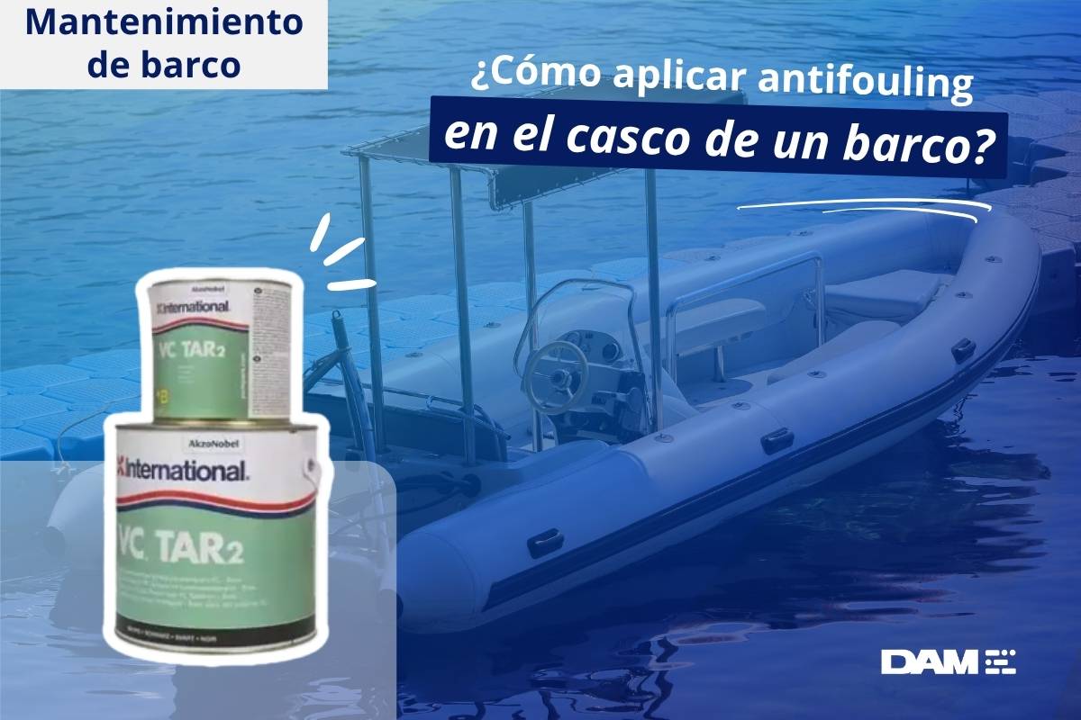 ¿Cómo aplicar antifouling en el casco de un barco?